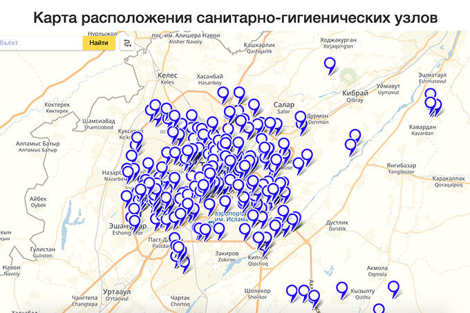 Общественные туалеты в воронеже на карте