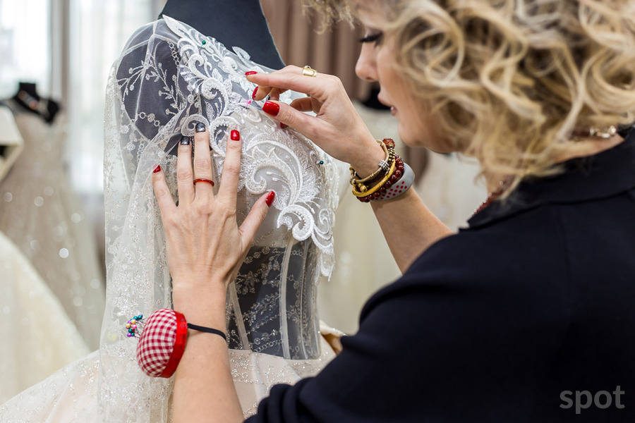 История пошива свадебного платья для невесты Анны