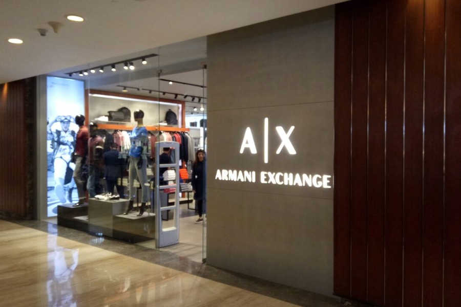 stores like armani exchange